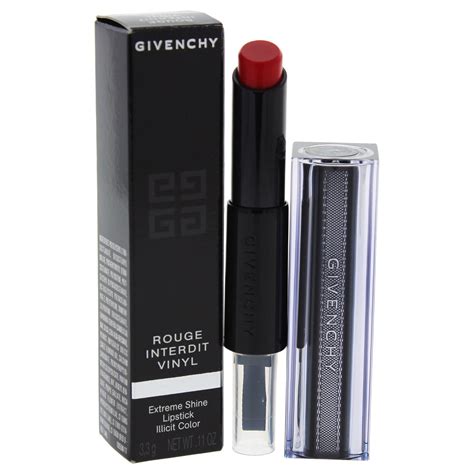 givenchy gloss interdit vinyl review|givenchy rouge interdit vinyl lipstick.